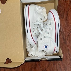 Converse, white, size 9 infant